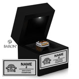 Cherry High School Basketball 2024 Championship Black LED Ring Box