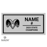 Cheshire Rams Softball 2025 Championship Display Case