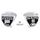 Cheshire Rams Softball 2025 Championship Ring - Design 3.1
