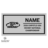 Chipotle-USA Hockey National Championship Commemorative Black LED Ring Box
