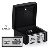 Chipotle-USA Hockey National Championship Commemorative Black LED Ring Box