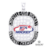 Chipotle-USA Hockey National Championship Commemorative Ring Top Pendant - Design 3.3