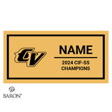 Citrus Valley Cheer 2024 Championship Black Window Ring Box