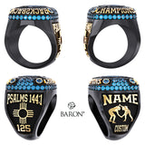 Cleveland High School Girls Wrestling Back 2 Back Championship Ring - Design 1.2