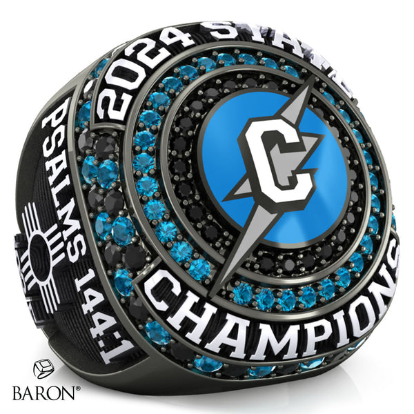 Cleveland High School Girls Wrestling 2024 Championship Ring - Design 1.5