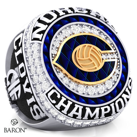 Clovis High School Boys Water Polo 2023 Championship Ring - Design 2.2