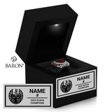Coachella Valley Jr Firebirds Hockey 2025 Championship Black LED Ring Box