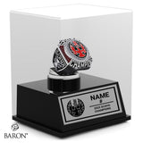Coachella Valley Jr Firebirds Hockey 2025 Championship Display Case