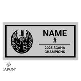 Coachella Valley Jr Firebirds Hockey 2025 Championship Black Standard Window Ring Box