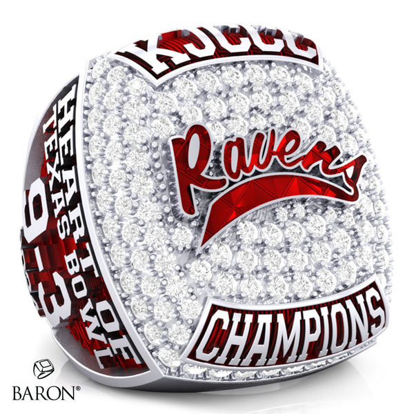 Coffeyville Community College Football 2024 Championship Ring - Design 3.6
