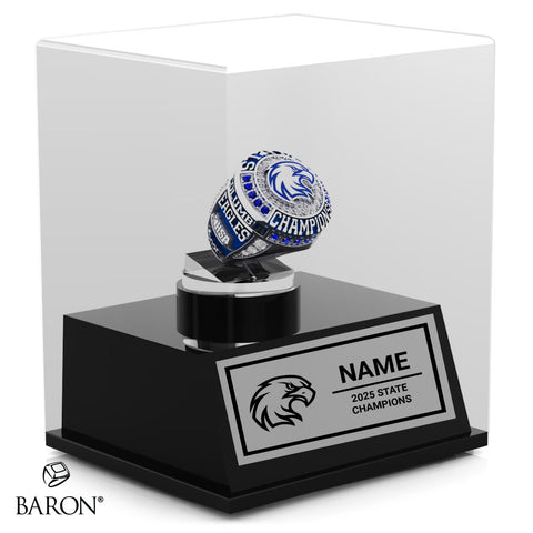 Columbia High School Cheer 2025 Championship Display Case