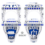 Columbia High School Cheer 2025 Championship Ring - Design1.8