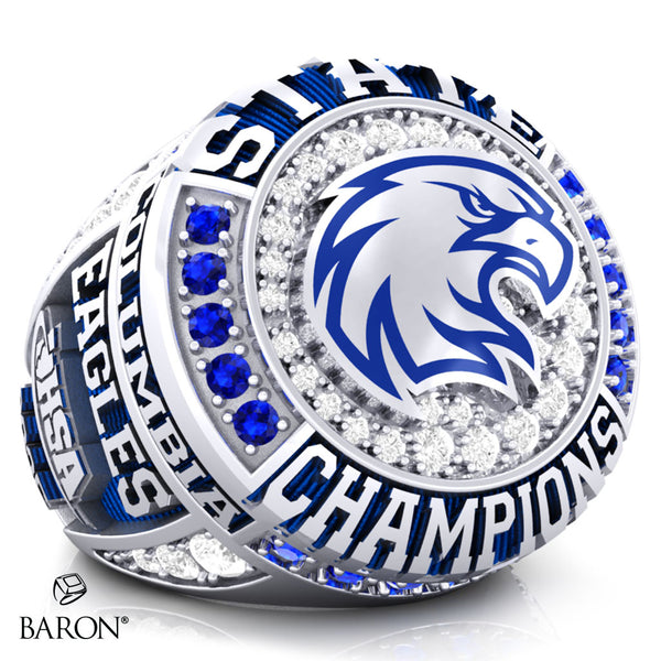 Columbia High School Cheer 2025 Championship Ring - Design1.8