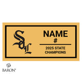 Corona del Sol Baseball 2025 Championship Black Standard Window Ring Box