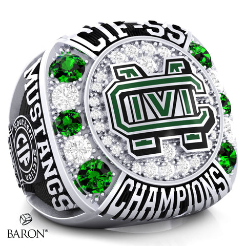 Costa Mesa Boys Swim 2024 Championship Ring - Design 1.1