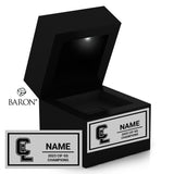 Crean Lutheran Girls Golf Championship Black LED Ring Box