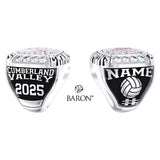 Cumberland Valley High School Boys Volleyball 2025 Championship Ring - Design 2.2