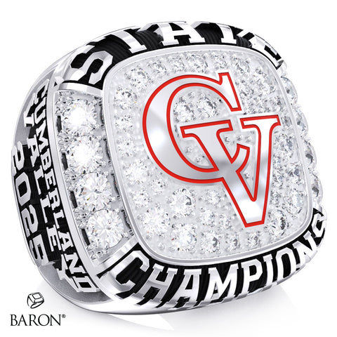 Cumberland Valley High School Boys Volleyball 2025 Championship Ring - Design 2.2