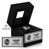 Cure Bowl Officials Football 2023 Championship Black Window Ring Box