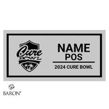 Cure Bowl Officials 2024 Championship Black Standard Window Ring Box