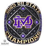 Damien Memorial School Baseball 2025 Championship Ring - Design 1.4