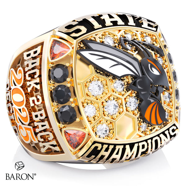 Declo High School Cheer 2025 Championship Ring - Design 3.1