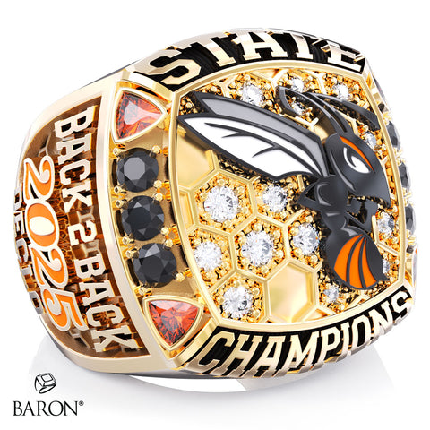 Declo High School Cheer 2025 Championship Ring - Design 3.1