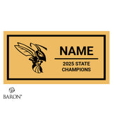 Declo High School Cheer 2025 Championship Black Standard Window Ring Box