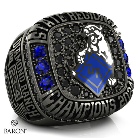 Diamond Ranch Girls Soccer 2024 Championship Ring - Design 1.4