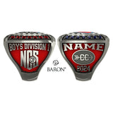 Dublin High School Cross Country 2024 Championship Ring - Design 1.5