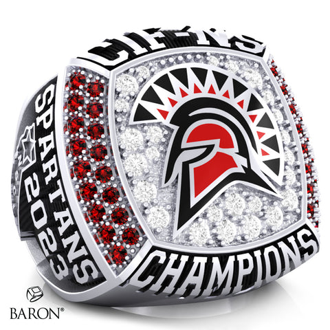 East Nicolaus Girls Volleyball 2023 Championship Ring - Design 2.1