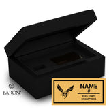 Edina High School Lacrosse 2025 Championship Black Standard Window Ring Box