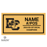 El Capitan High School Football 2024 Championship Black LED Ring Box