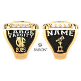 El Dorado High School Cheer 2025 Championship Ring - Design 3.7