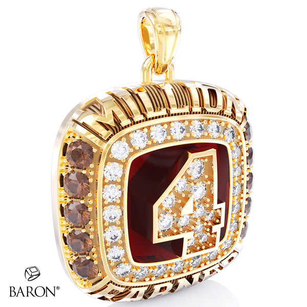 Experior Financial 4 Million Earner Ring Top Pendant - Design 1.3