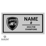 FHE Hawks Soccer 2024 Championship Black Window Ring Box