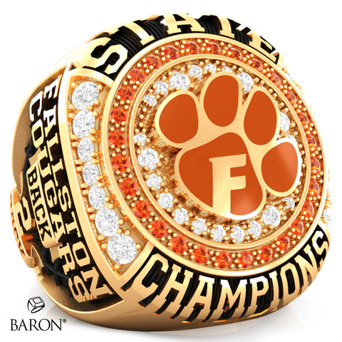 Fallston High School Lacrosse 2024 Championship Ring - Design 1.3