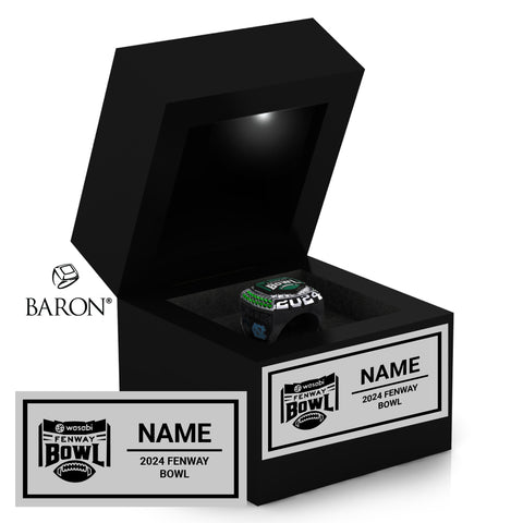 Fenway Bowl Officials Rings 2024 Championship Black LED Ring Box
