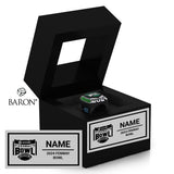 Fenway Bowl Officials Rings 2024 Championship Black Window Ring Box