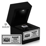 First Responder Bowl Officials 2025 Championship Black LED Ring Box