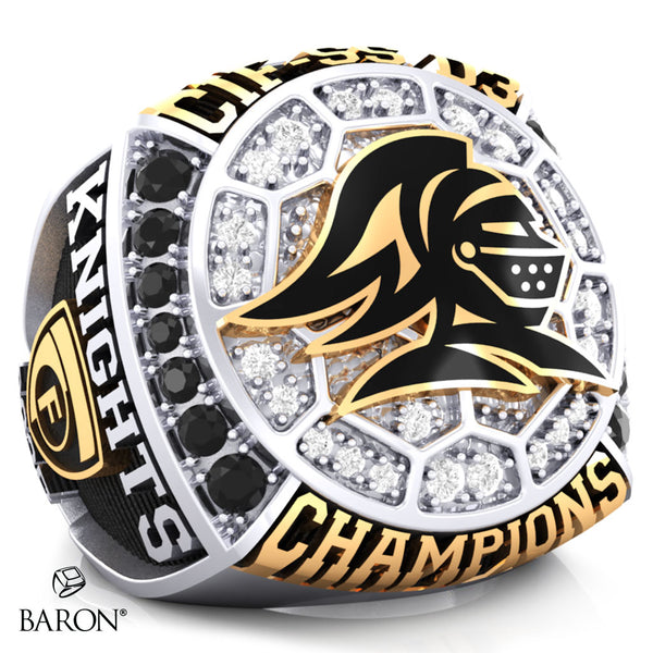 Foothill High School Girls Soccer 2025 Championship Ring - Design 1.4