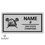 Forsyth Country Day School Lacrosse 2025 Championship Black Window Ring Box