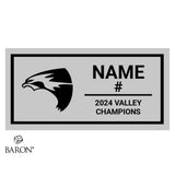 Fresno Christian Girls Volleyball 2024 Championship Black LED Ring Box