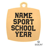 GNAC All-Conference Ring Top Pendant - Design 2.4