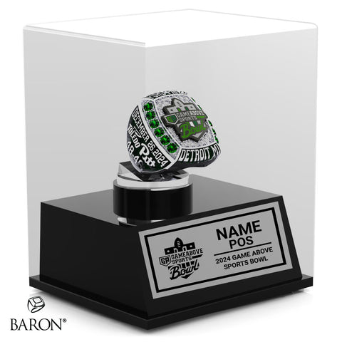 Game Above Sports Bowl 2024 Championship Display Case