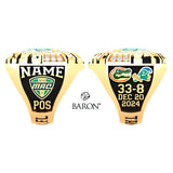 Gasparilla Bowl Officials 2024 Championship Ring - Design 2.8