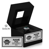 Gasparilla Bowl Officials 2024 Championship Black Window Ring Box