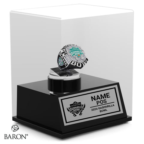 Gasparilla Bowl Officials 2024 Championship Display Case