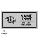 Georgetown College Football 2024 Championship Black Window Ring Box