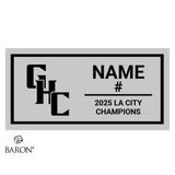 Granada Hills Charter Softball 2025 Championship Black LED Ring Box